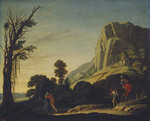 Landschaft mit der Begegnung von Moses und Aaron am Berge Horeb