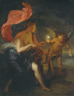 Venus überreicht Amor einen brennenden Pfeil (Gegenstück zu GK 306)