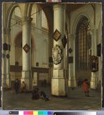 Das Innere der Oude Kerk in Delft