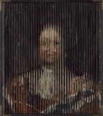König Christian V. und Königin Charlotta Amalia von Dänemark und Norwegen; zwei Portraits auf Dreikantfacetten